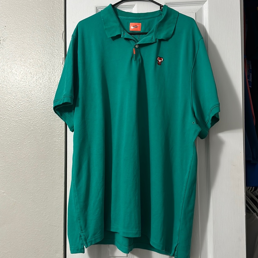 Tiger Woods Nike Golf Frank Polo Shirt Men's XXL Frank Logo
